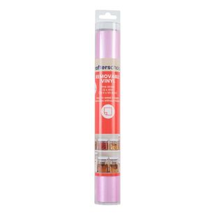 Crafters Choice Removable Vinyl Pink Glitter 12 x 40 in