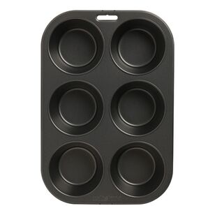 Wiltshire Easybake 6 Cup Texas Muffin Pan Grey 6 Cup