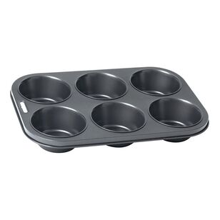 Wiltshire Easybake 6 Cup Texas Muffin Pan Grey 6 Cup