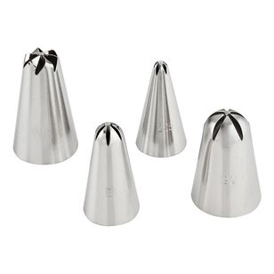 Wiltshire Flower Nozzles Set Of 4 Stainless Steel