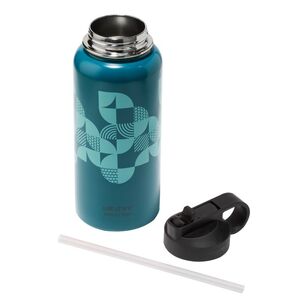 Wiltshire Large Stainless Steel Drink Bottle Blue Opal 900 mL