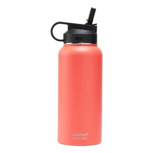 Wiltshire Large Stainless Steel Drink Bottle Coral 900 mL