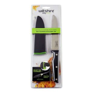 Wiltshire Staysharp Triple Rivet Multipurpose Knife Black & Green 15 cm
