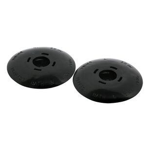 Wiltshire Sink Plug Set Of 2 Black