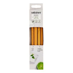 Wiltshire Bamboo Straws 4 Pack Natural