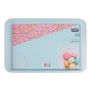 Tasty Sprinkle Cookie Sheet Blue & Grey