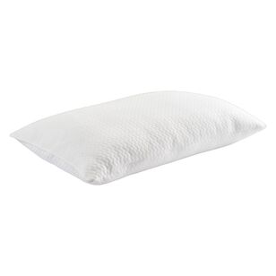 Tontine Comfortech Soft & Flexible Crumbed Memory Foam Standard Pillow White Standard