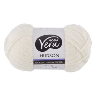 Moda Vera Hudson Yarn White 100 g