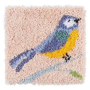 Crafters Choice Latch Hook Birdie Kit Multicoloured