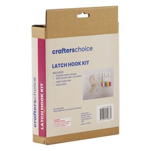 Crafters Choice Latch Hook Sea Horse Kit Multicoloured