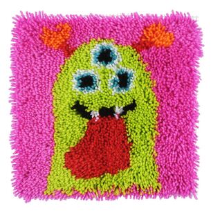 Crafters Choice Latch Hook Sweet Monster Kit Multicoloured