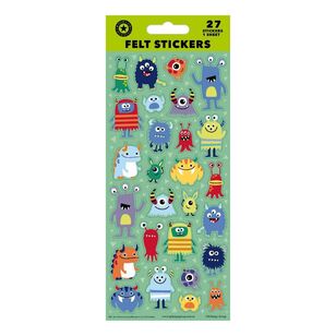 Artwrap Monsters Felt Sticker Sheet Monsters Felt