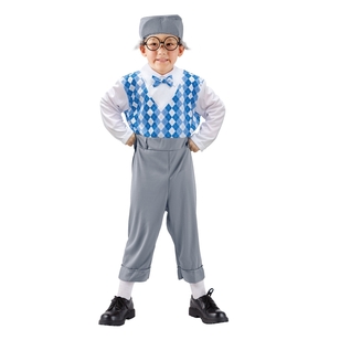 100 Days Spartys Kids Old Man Costume Multicoloured 4 - 6 Years