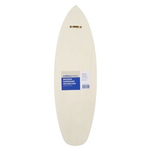 Crafters Choice Wooden Surfboard Natural