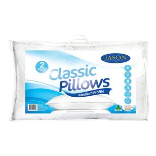 Jason Classic Standard Pillows 2 Pack White Standard