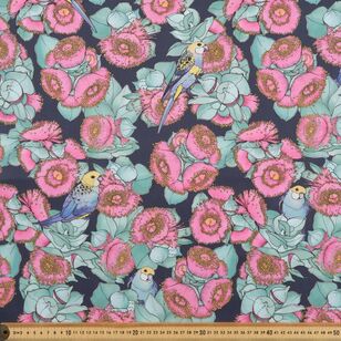 Scenic Route Rosella & Mallee 112 cm Cotton Poplin Fabric Multicoloured 112 cm
