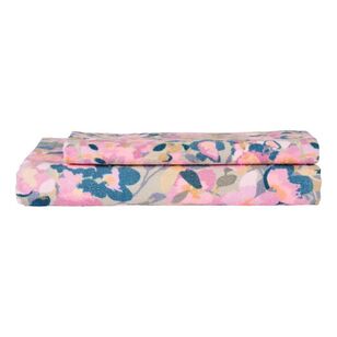 KOO Floral Printed Towel Collection Abstract Floral