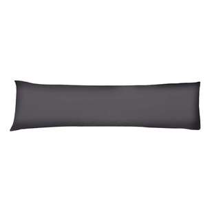 Logan & Mason 300 Thread Count Cotton Body Pillowcase Charcoal