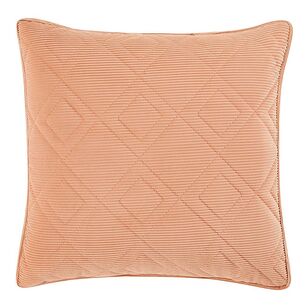 KOO Kasey Velvet Quilted Pillowcase Clay European