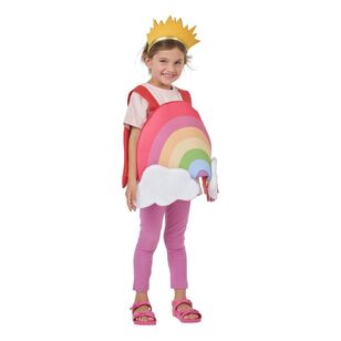 Spartys Kids Tabard Rainbow Costume Multicoloured One Size