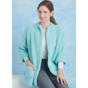 Simplicity S9853 Misses' Coats and Scarf Pattern by Elaine Heigl Designs White XS - XL