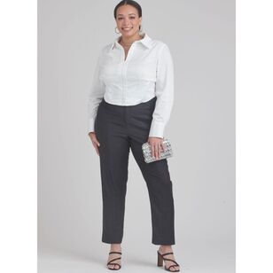 Simplicity S9855 Misses' and Women's Top and Pants Pattern White
