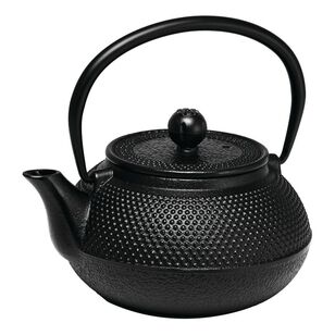 Avanti Hobnail Cast Iron Teapot Black 600 mL