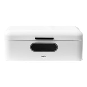 Avanti Retro Bread Bin with Window White L