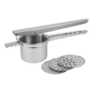 Avanti Potato Ricer with 3 Disc Blades Silver