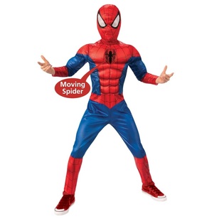 Spider-Man Kids Deluxe Lenticular Costume Multicoloured 9-10 Years