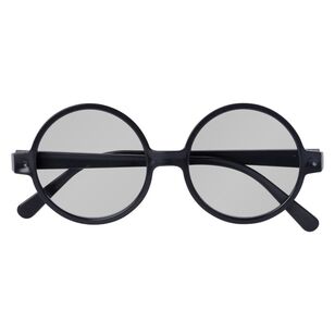 Spartys Circle Glasses Costume Black