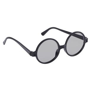 Spartys Circle Glasses Costume Black