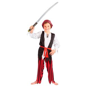 Spartys Childs Pirate Costume Multicoloured 3 - 5 Years