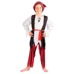 Spartys Childs Pirate Costume Multicoloured 3 - 5 Years