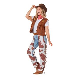 Spartys Adult Cowboy Costume Multicoloured L - XL