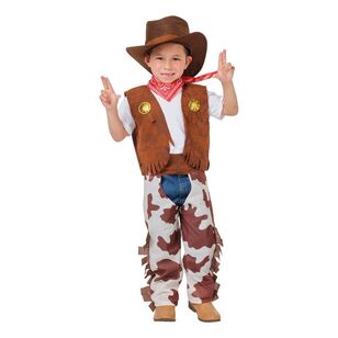 Spartys Kids Cowboy Costume Multicoloured 6 - 8 Years