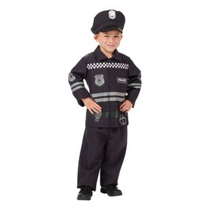 Spartys Kids Police Costume Multicoloured 3 - 5 Years