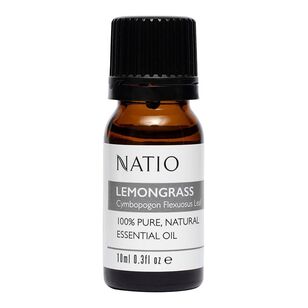 Natio Pure Lemongrass Essential Oil Multicoloured 10 mL