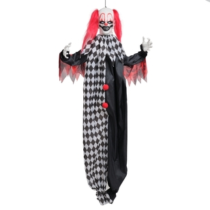 Spooky Hollow Hanging Clown Decoration Multicoloured 1.7 m