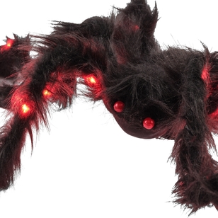 Spooky Hollow Light Up Spider Decoration Multicoloured