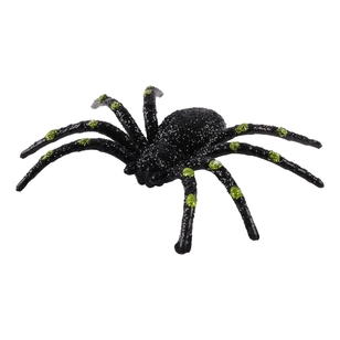 Spooky Hollow Glittery Spiders 8Pk Multicoloured