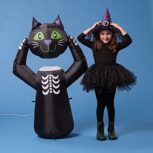 Spooky Hollow Inflatable Headless Cat Decoration Multicoloured 1.2 m