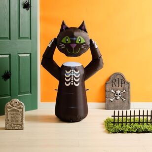 Spooky Hollow Inflatable Headless Cat Decoration Multicoloured 1.2 m