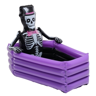 Spooky Hollow Inflatable Skeleton Cooler Decoration Multicoloured