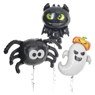 Spooky Hollow Animal Foil Balloon 3-Pack Multicoloured