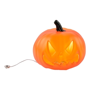 Spooky Hollow Light Up Jack-o-lantern Decoration Orange 20 cm