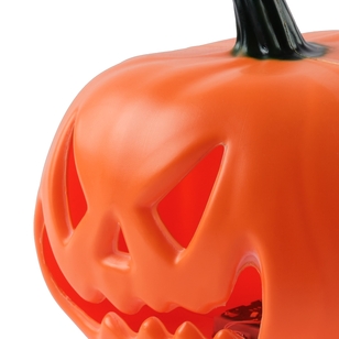 Spooky Hollow Light Up Jack-o-lantern Decoration Orange 20 cm