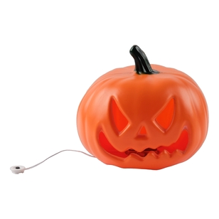 Spooky Hollow Light Up Jack-o-lantern Decoration Orange 20 cm