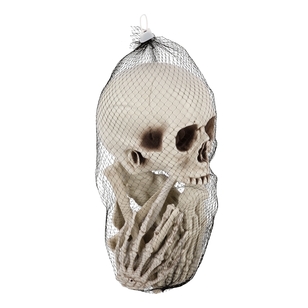 Spooky Hollow Bag Of Bones Decoration Multicoloured