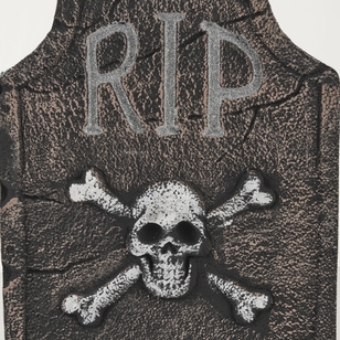 Spooky Hollow RIP Glitter Tombstone Multicoloured